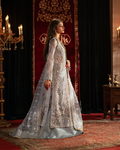 Zevk | Mughal Raniya | Mughal Rani S Gray Organza
