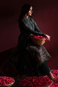 Emaan Adeel | Nooresha Formals 25 | Kavya Custom Size Deep Green Chiffon