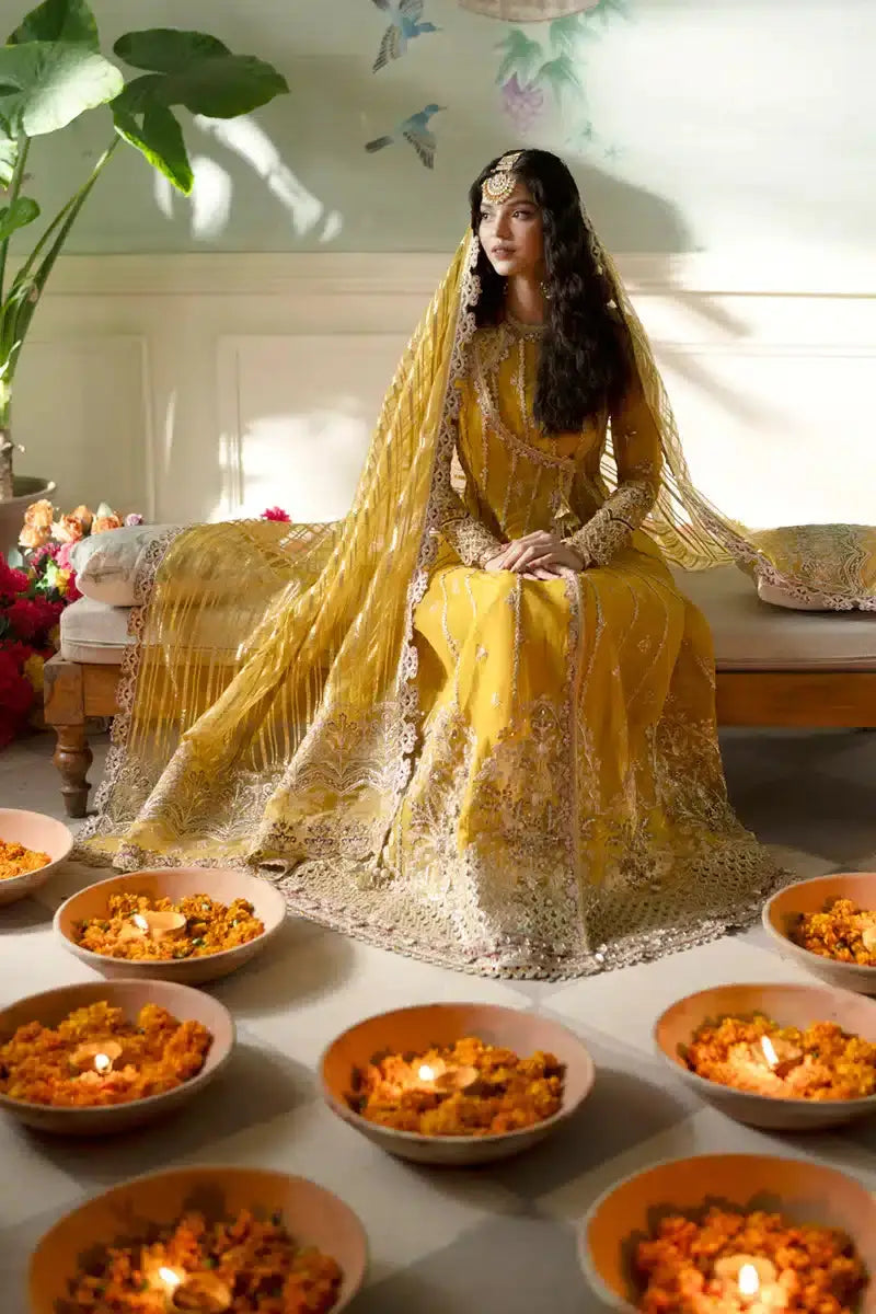 Qalamkar | Dilnaz Wedding Formals | DN-04 KANZA - Pakistani Designer Dress - by Qalamkar | Type: Bridal - 100% Original at Saira Sultan
