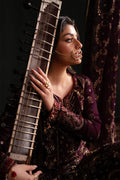 Emaan Adeel | Nooresha Formals 25 | Jenan Custom Size Dark Plum Chiffon