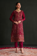 Emaan Adeel | Nooresha Formals 25 | Nishta XL Red Chiffon