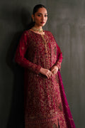 Emaan Adeel | Nooresha Formals 25 | Nishta L Red Chiffon