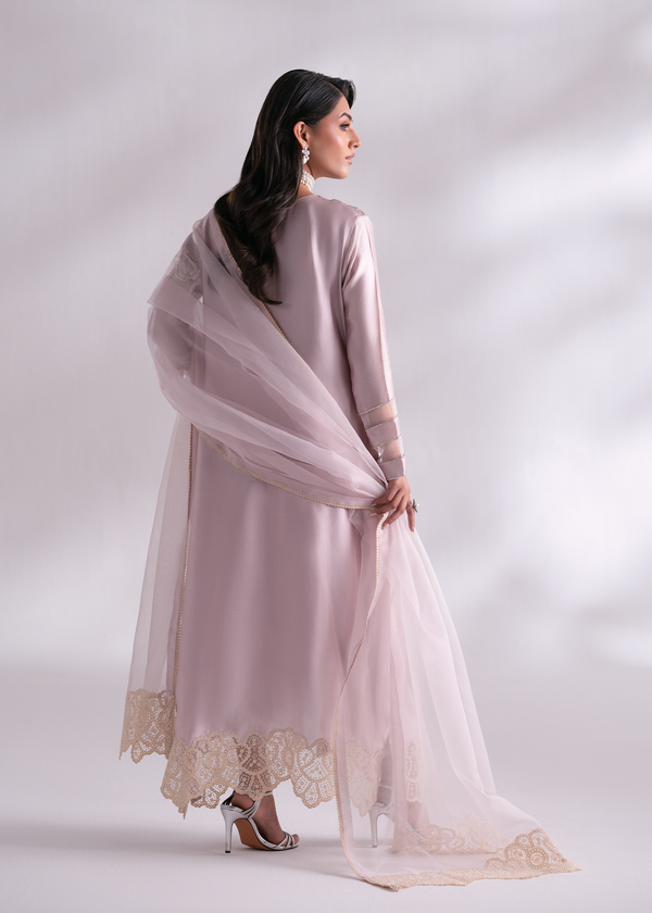 Mehak Yaqoob | Enchante The Luxe Edit | Fluorite XS Light Pink Pure Sheesha Silk