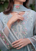 Mehak Yaqoob | Marvi Festives | Nova M Poly Cotton Slub Sky Blue