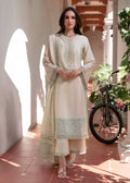 Mehak Yaqoob | Marvi Festives | Luna XS Beige Tussar Silk