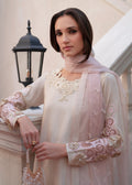 Mehak Yaqoob | Marvi Festives | Mila L Light Pink Tussar Silk
