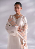 Mehak Yaqoob | Enchante The Luxe Edit | Opal L Off White Pure Sheesha Silk