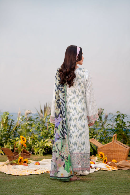 Aabyaan | Shezlin Chikankari Ramadan Edit 25 | YELDA (AR-12) XS Off White Lawn
