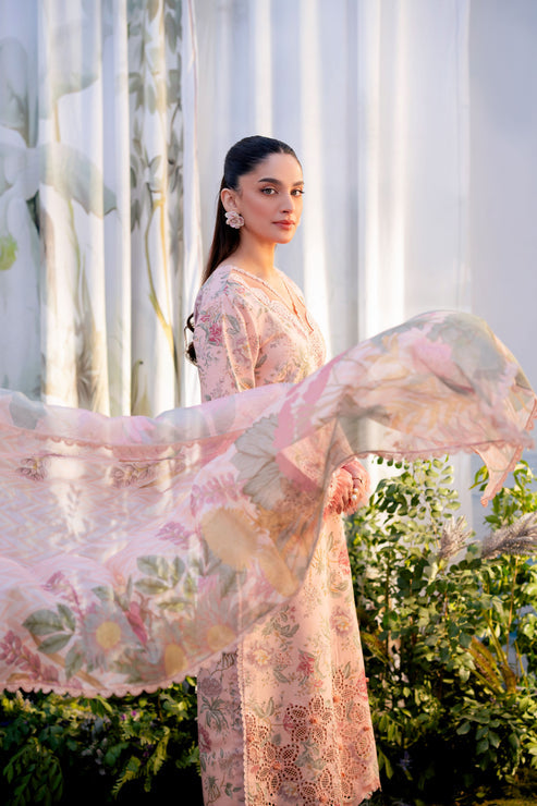 Aabyaan | Shezlin Chikankari Ramadan Edit 25 | CEREN (AR-09) M Pink Lawn