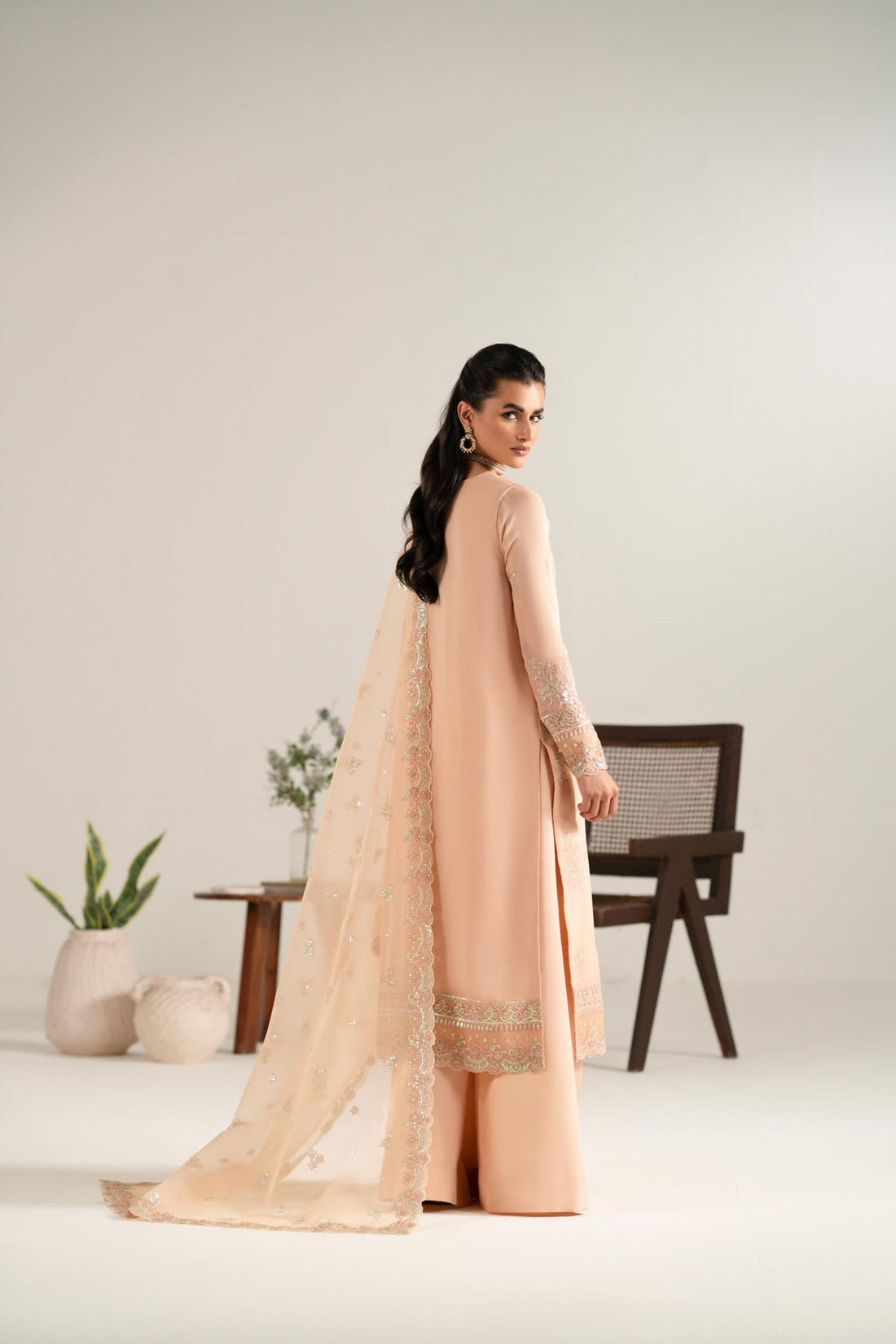 Akbar Aslam | Formal Pret | Zuhra XS Skin Chiffon