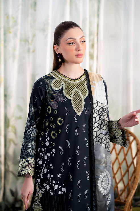 Aabyaan | Shezlin Chikankari Ramadan Edit 25 | NAZAN (AR-10) M Navy Blue Lawn