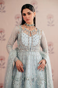 Zarposh | Maharani Wedding Collection | Savera L Ice Blue Net