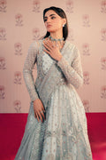 Zarposh | Maharani Wedding Collection | Savera XL Ice Blue Net