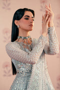 Zarposh | Maharani Wedding Collection | Savera M Ice Blue Net