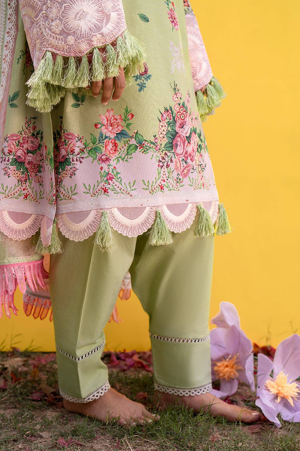 Sardinia | Cocktail Luxury Lawn | BASIL - Pakistani Designer Dress - by Sardinia | Type: Luxury - 100% Original at Saira Sultan