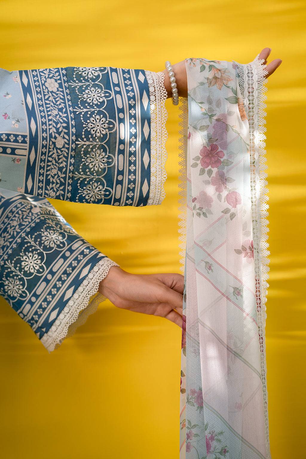 Sardinia | Cocktail Luxury Lawn | BLUEBELLS - Pakistani Designer Dress - by Sardinia | Type: Luxury - 100% Original at Saira Sultan