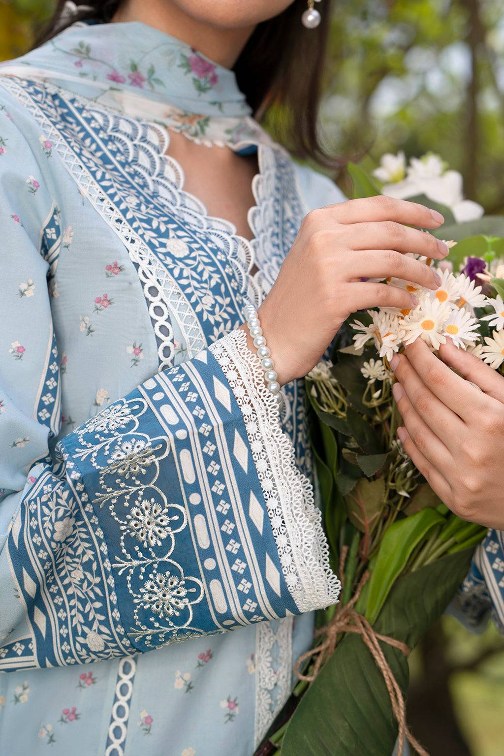 Sardinia | Cocktail Luxury Lawn | BLUEBELLS - Pakistani Designer Dress - by Sardinia | Type: Luxury - 100% Original at Saira Sultan