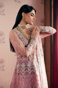 Zarposh | Maharani Wedding Collection | Feroza L Tea Pink Net