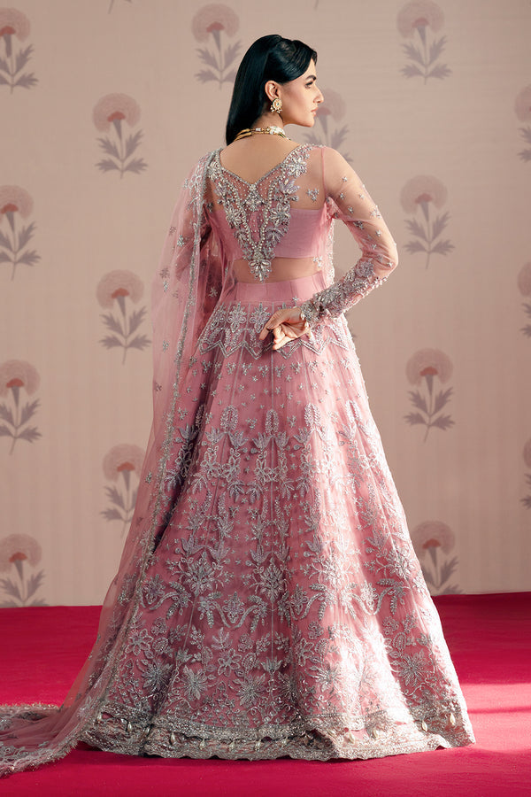 Zarposh | Maharani Wedding Collection | Feroza XS Tea Pink Net
