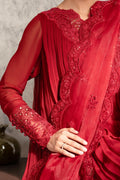 Akbar Aslam | Formal Pret | Nigar M Red Chiffon