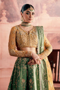 Zarposh | Maharani Wedding Collection | Noorani M Green Net