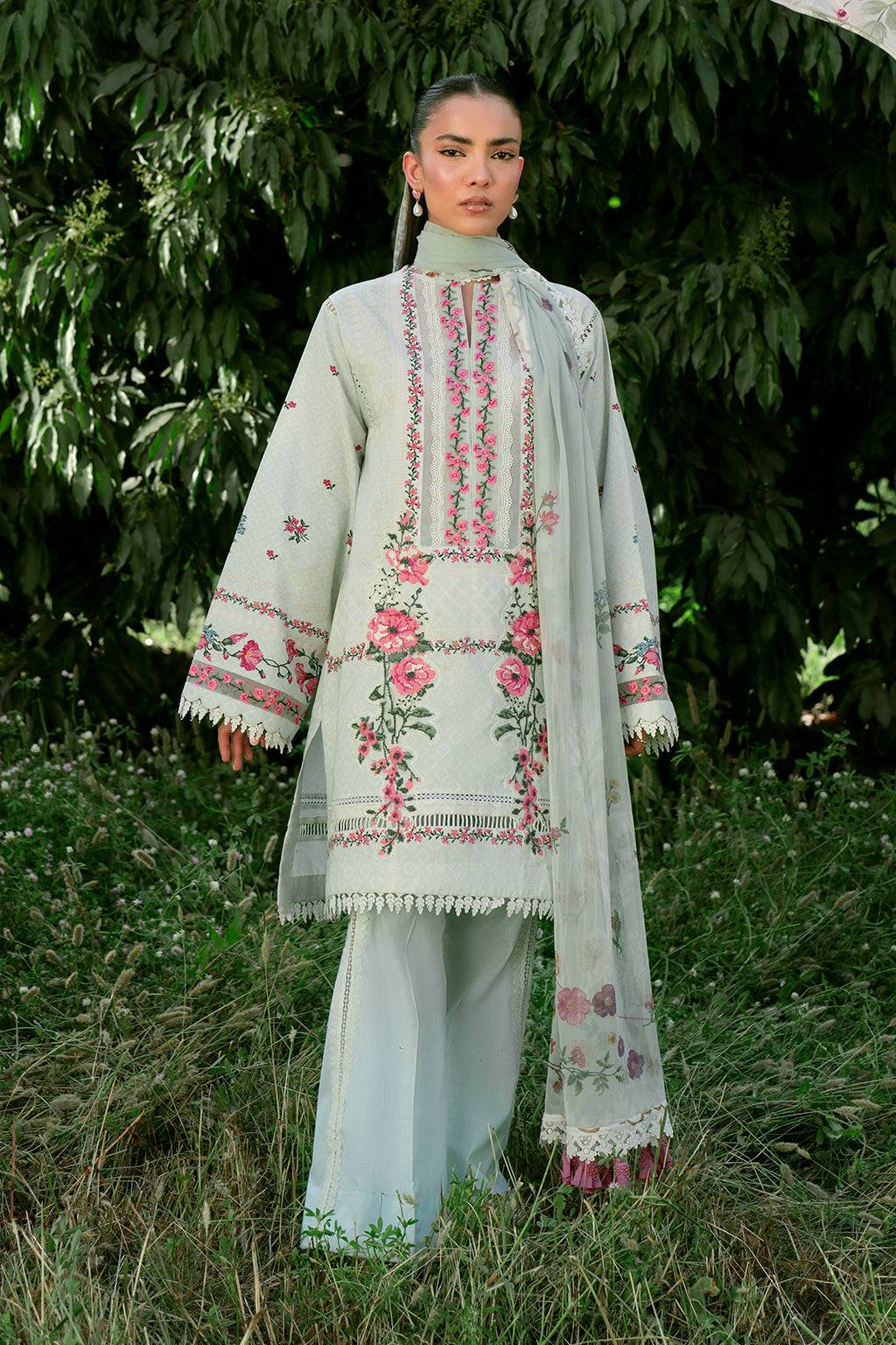 Sardinia | Cocktail Luxury Lawn | ROSA - Pakistani Designer Dress - by Sardinia | Type: Luxury - 100% Original at Saira Sultan