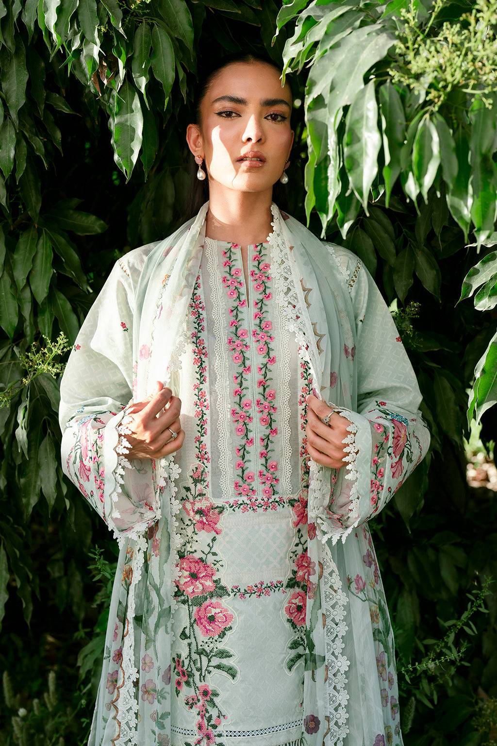 Sardinia | Cocktail Luxury Lawn | ROSA - Pakistani Designer Dress - by Sardinia | Type: Luxury - 100% Original at Saira Sultan