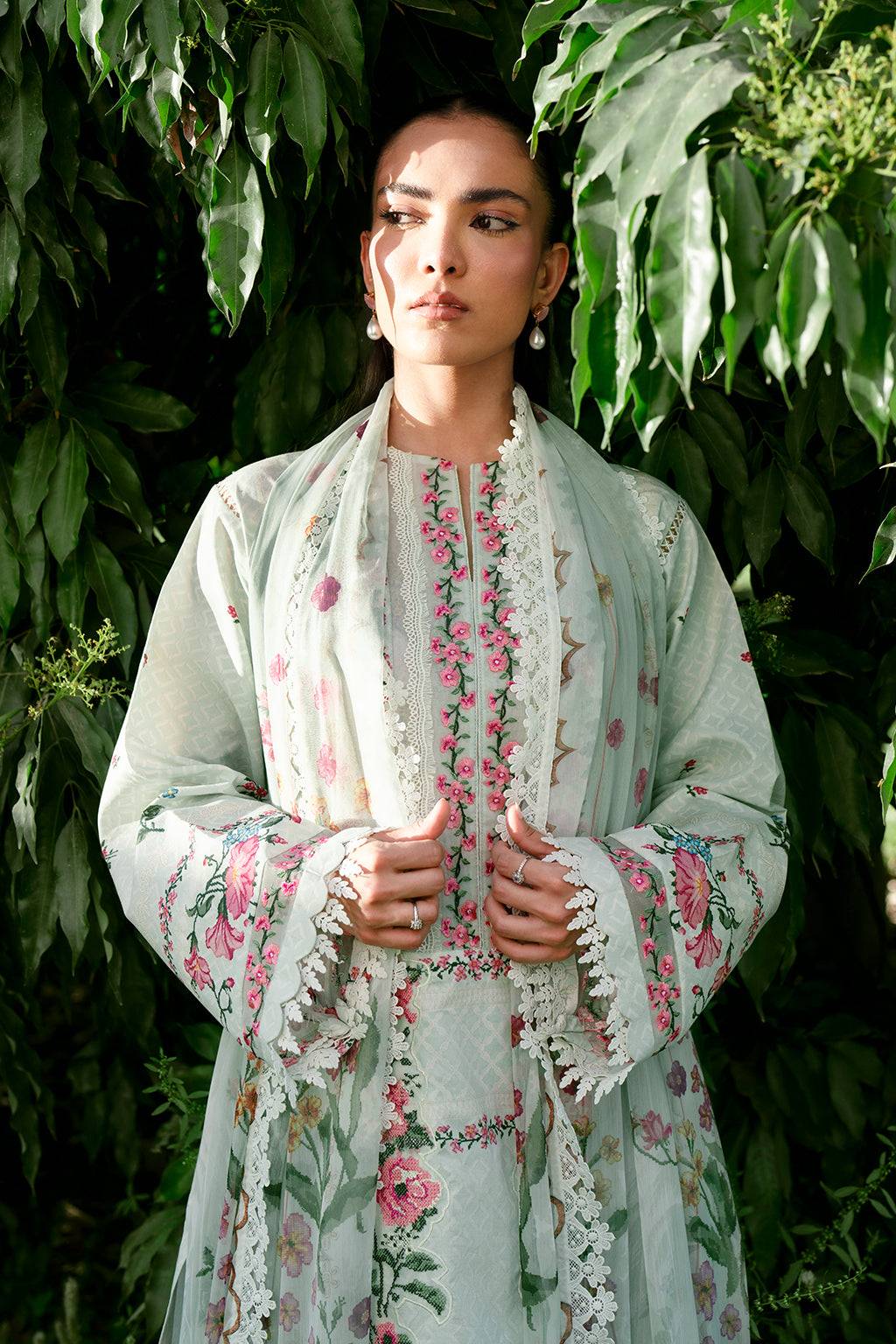 Sardinia | Cocktail Luxury Lawn | ROSA - Pakistani Designer Dress - by Sardinia | Type: Luxury - 100% Original at Saira Sultan