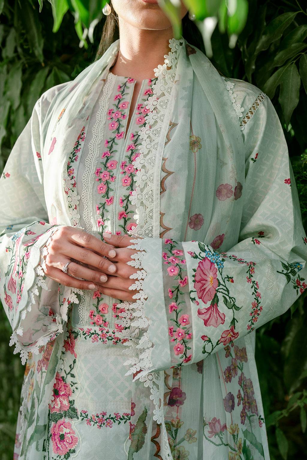 Sardinia | Cocktail Luxury Lawn | ROSA - Pakistani Designer Dress - by Sardinia | Type: Luxury - 100% Original at Saira Sultan
