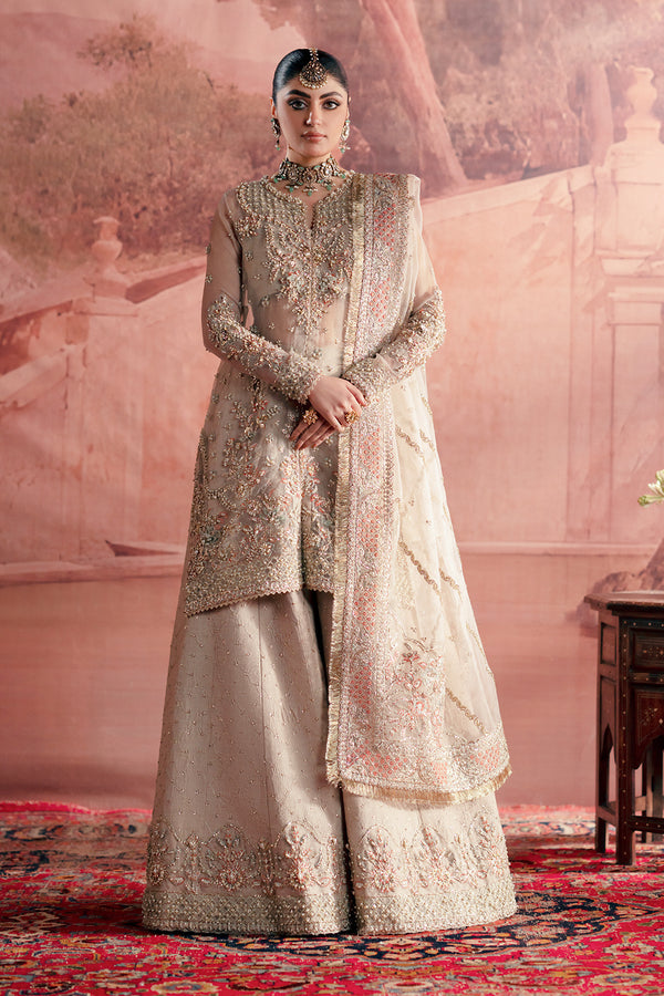 Zarposh | Maharani Wedding Collection | Meher XS Off White Organza