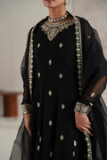 Akbar Aslam | Formal Pret | Shabnam M Black Chiffon