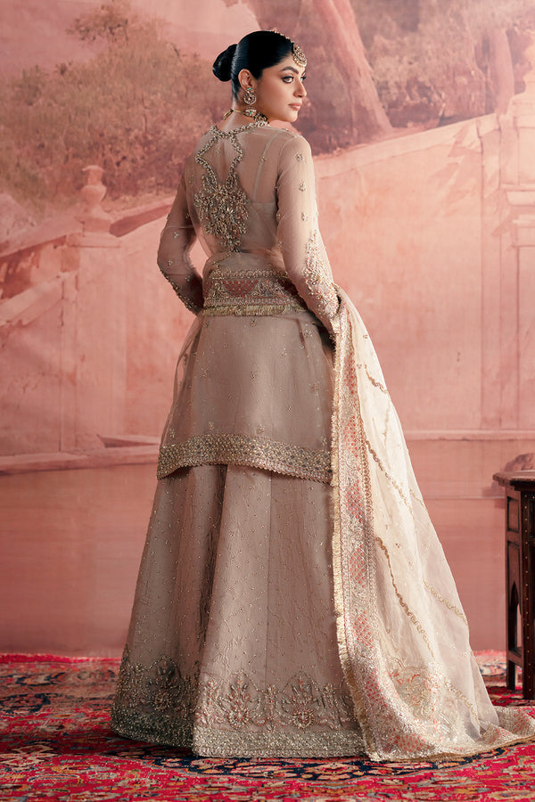 Zarposh | Maharani Wedding Collection | Meher XS Off White Organza