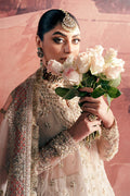 Zarposh | Maharani Wedding Collection | Meher M Off White Organza