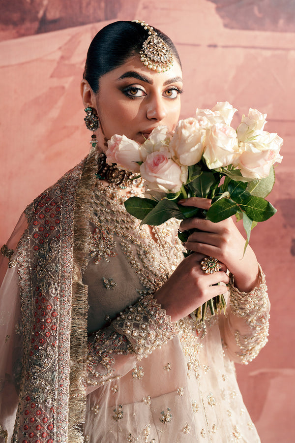 Zarposh | Maharani Wedding Collection | Meher M Off White Organza