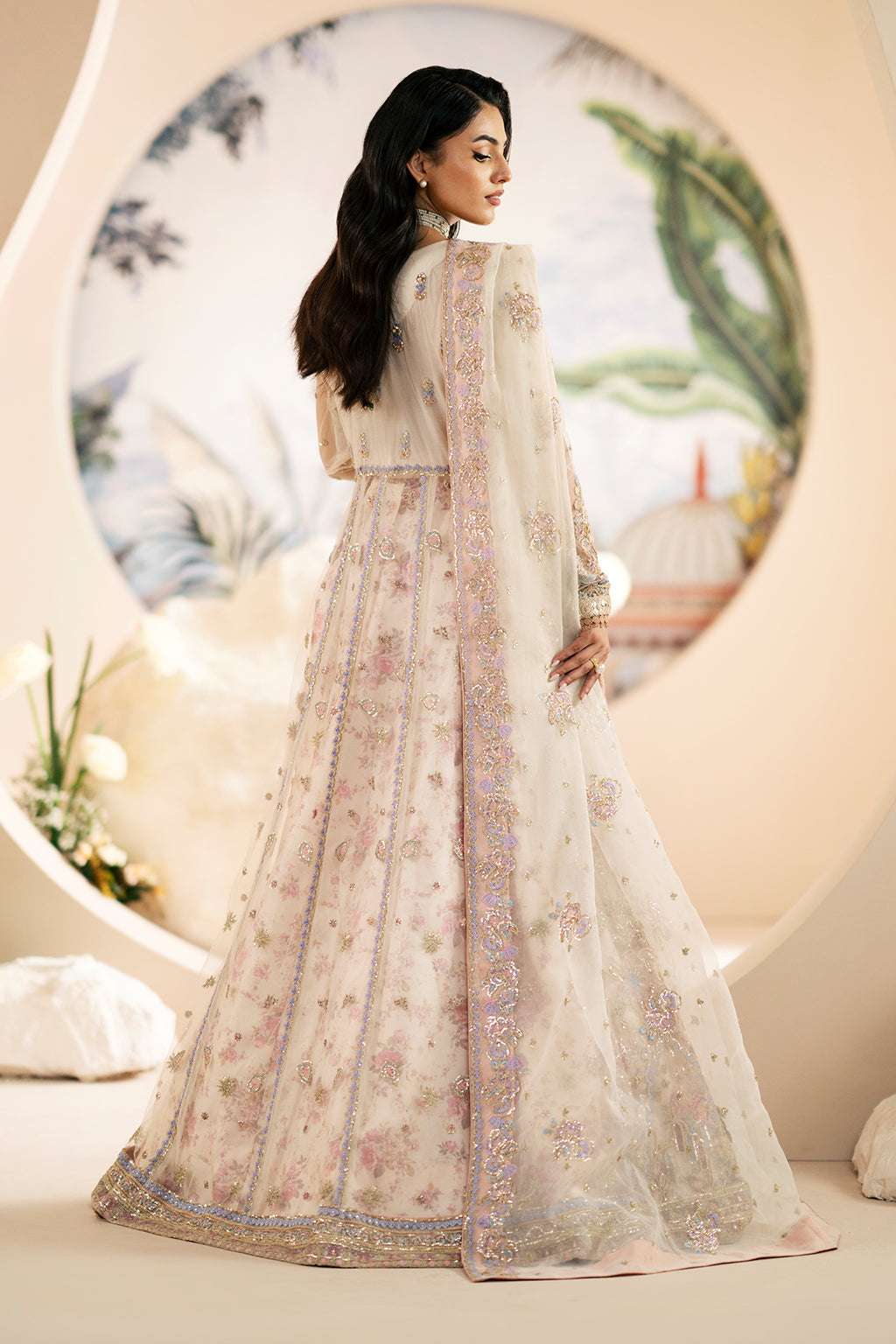 AJR Couture | Festive Formals 24 | Amaryllis - Pakistani Designer Dress - by AJR Couture | Type: Formal - 100% Original at Saira Sultan
