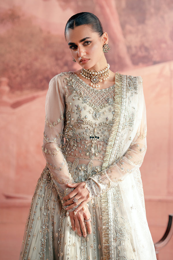 Zarposh | Maharani Wedding Collection | Chandni L Off White Net