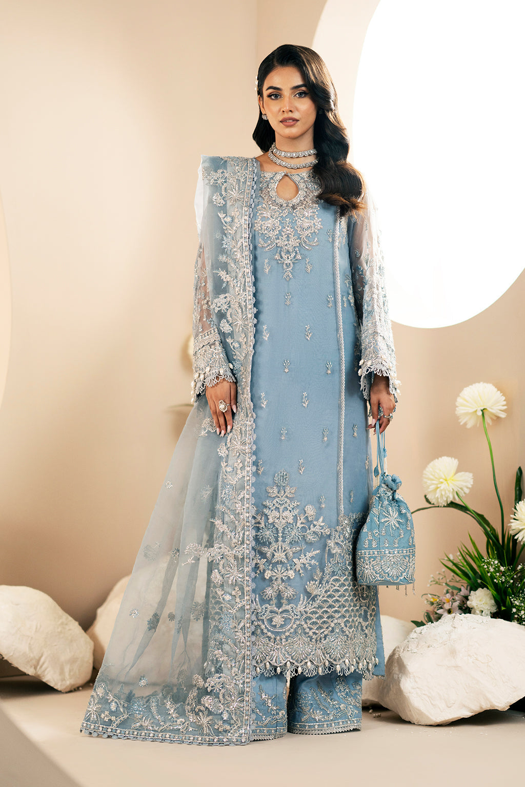 AJR Couture | Festive Formals 24 | Lotus - Pakistani Designer Dress - by AJR Couture | Type: Formal - 100% Original at Saira Sultan