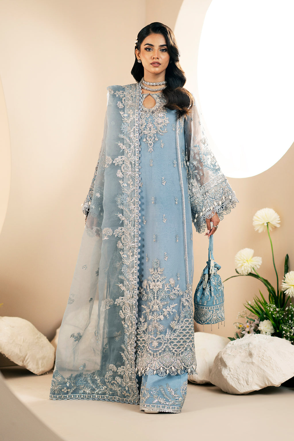 AJR Couture | Festive Formals 24 | Lotus - Pakistani Designer Dress - by AJR Couture | Type: Formal - 100% Original at Saira Sultan