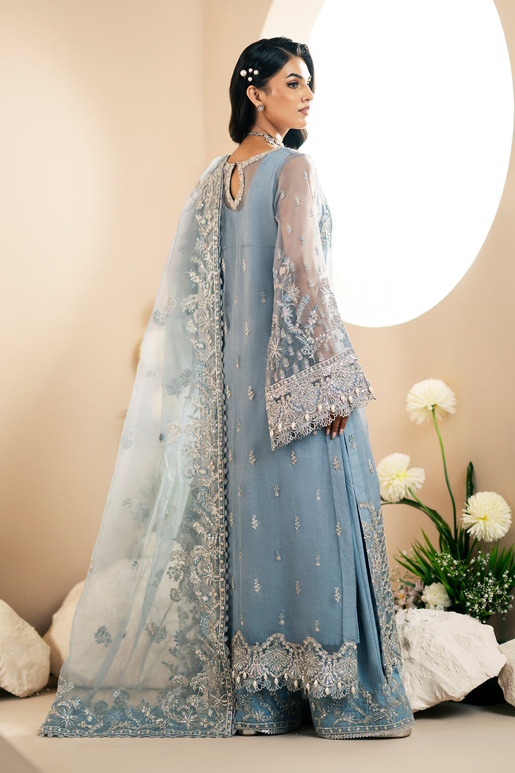AJR Couture | Festive Formals 24 | Lotus - Pakistani Designer Dress - by AJR Couture | Type: Formal - 100% Original at Saira Sultan