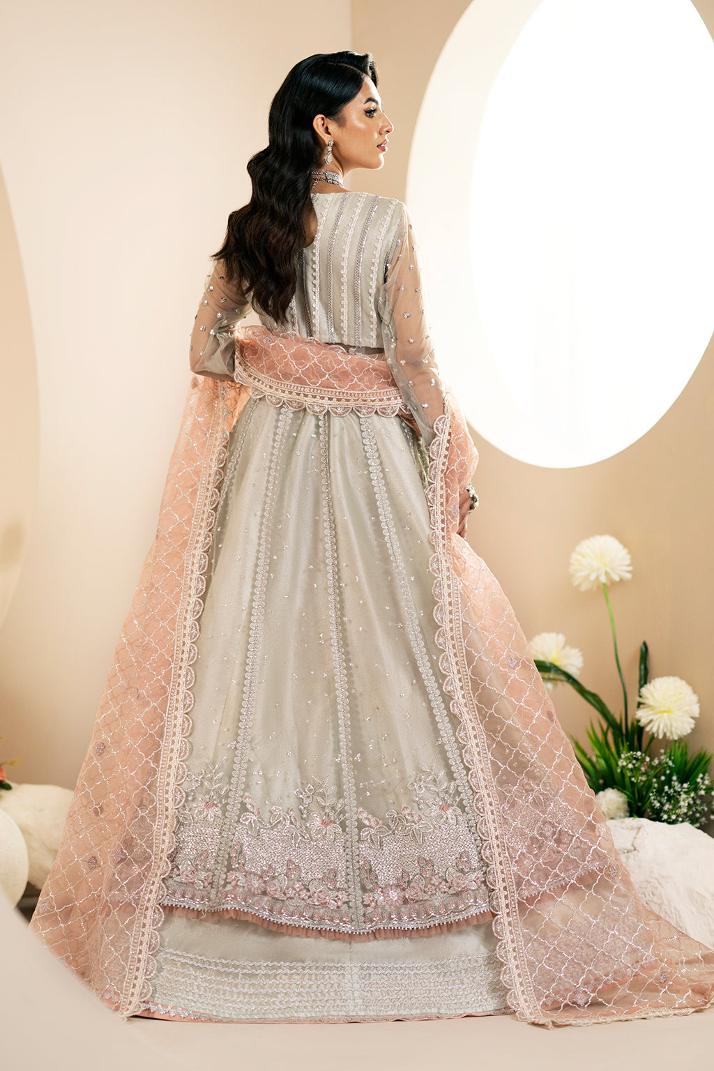 AJR Couture | Festive Formals 24 | Magnolia - Pakistani Designer Dress - by AJR Couture | Type: Formal - 100% Original at Saira Sultan