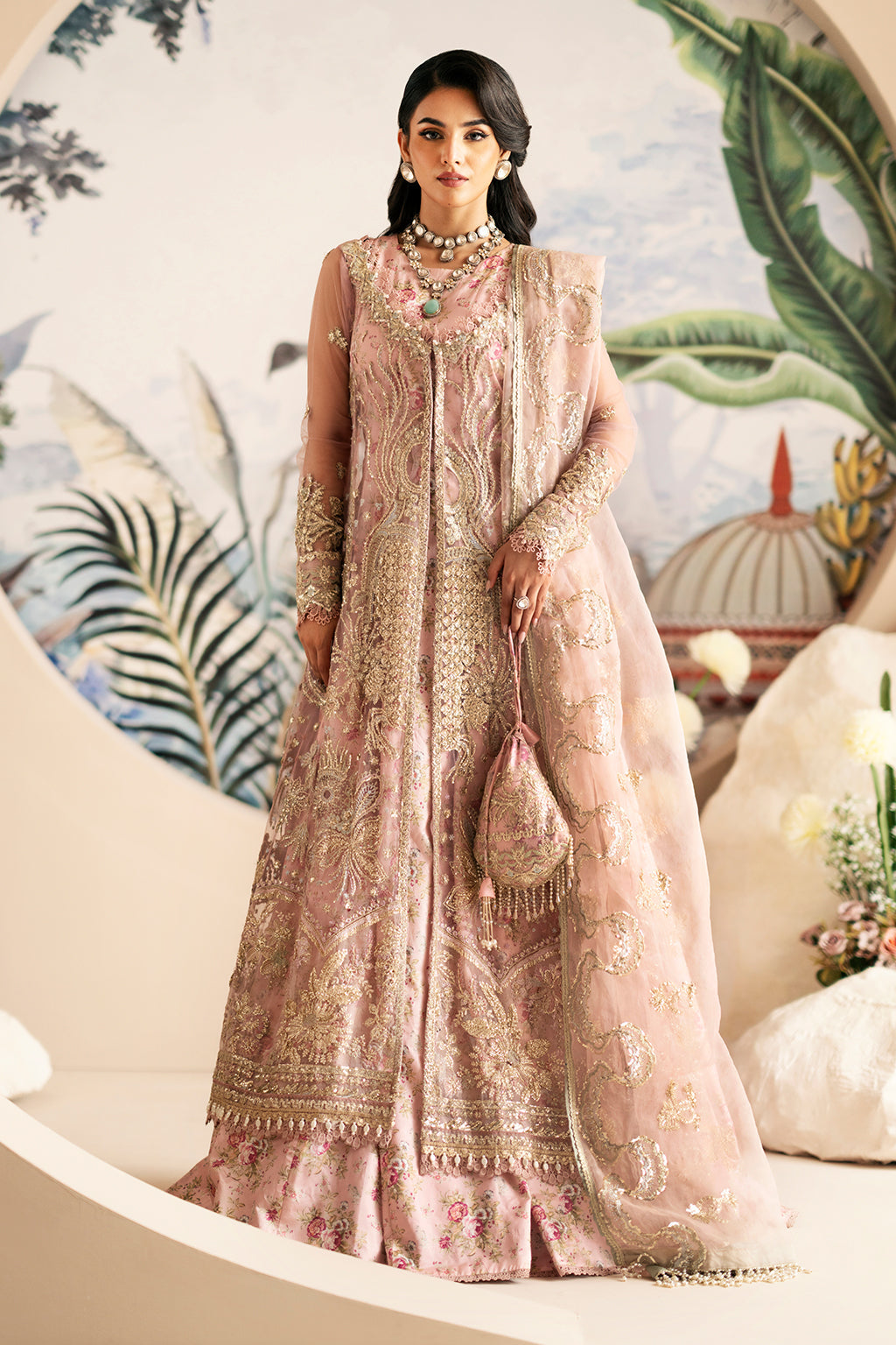 AJR Couture | Festive Formals 24 | Begonia - Pakistani Designer Dress - by AJR Couture | Type: Formal - 100% Original at Saira Sultan