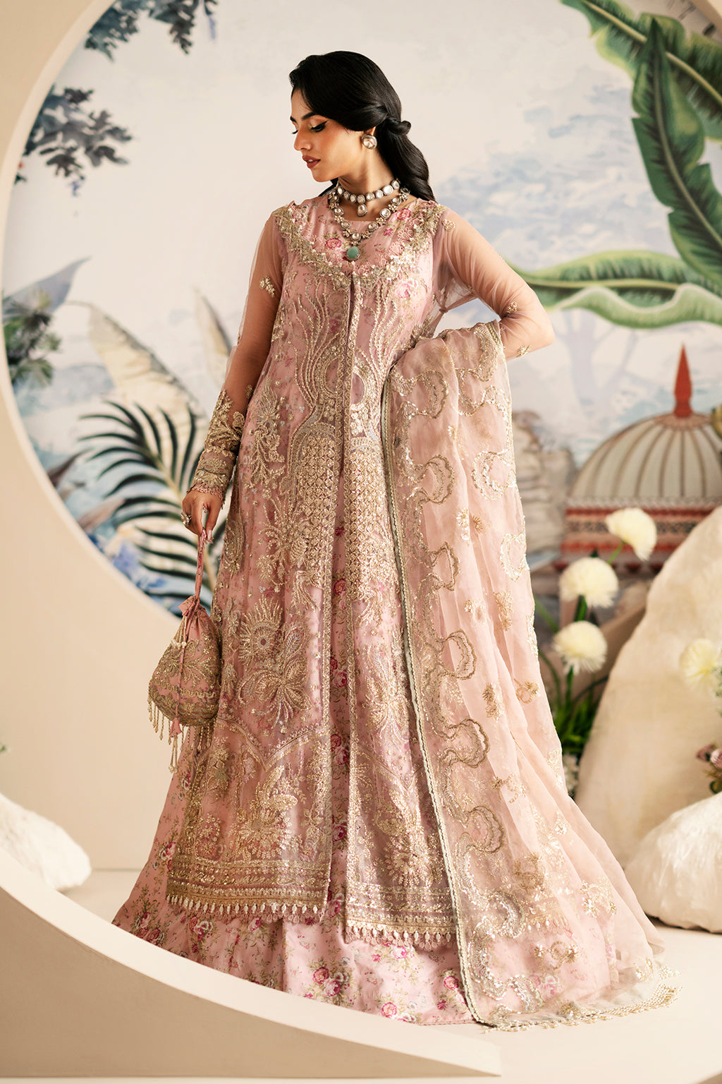 AJR Couture | Festive Formals 24 | Begonia - Pakistani Designer Dress - by AJR Couture | Type: Formal - 100% Original at Saira Sultan