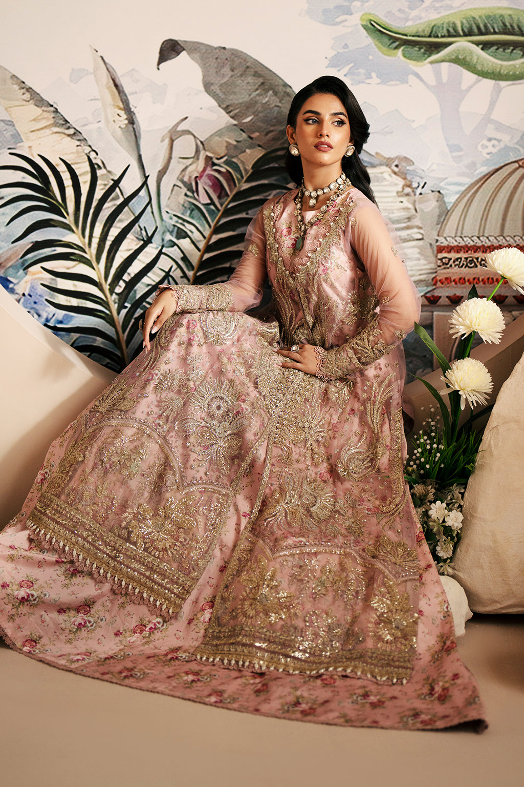 AJR Couture | Festive Formals 24 | Begonia - Pakistani Designer Dress - by AJR Couture | Type: Formal - 100% Original at Saira Sultan