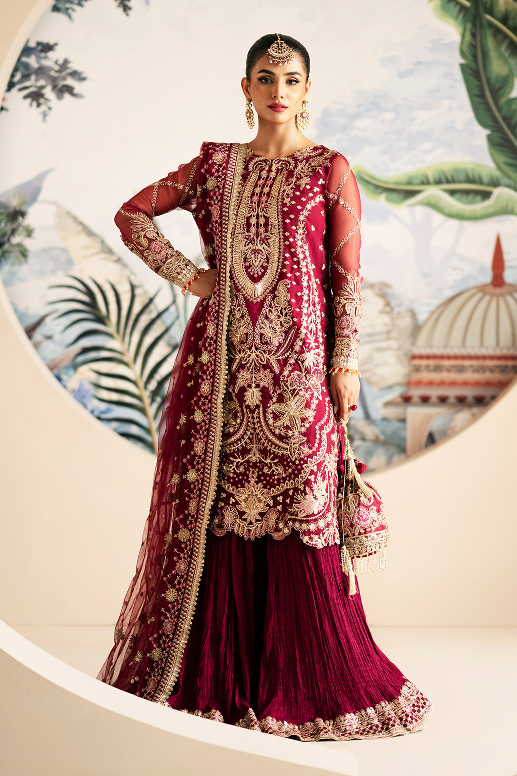 AJR Couture | Festive Formals 24 | Zinnia - Pakistani Designer Dress - by AJR Couture | Type: Formal - 100% Original at Saira Sultan