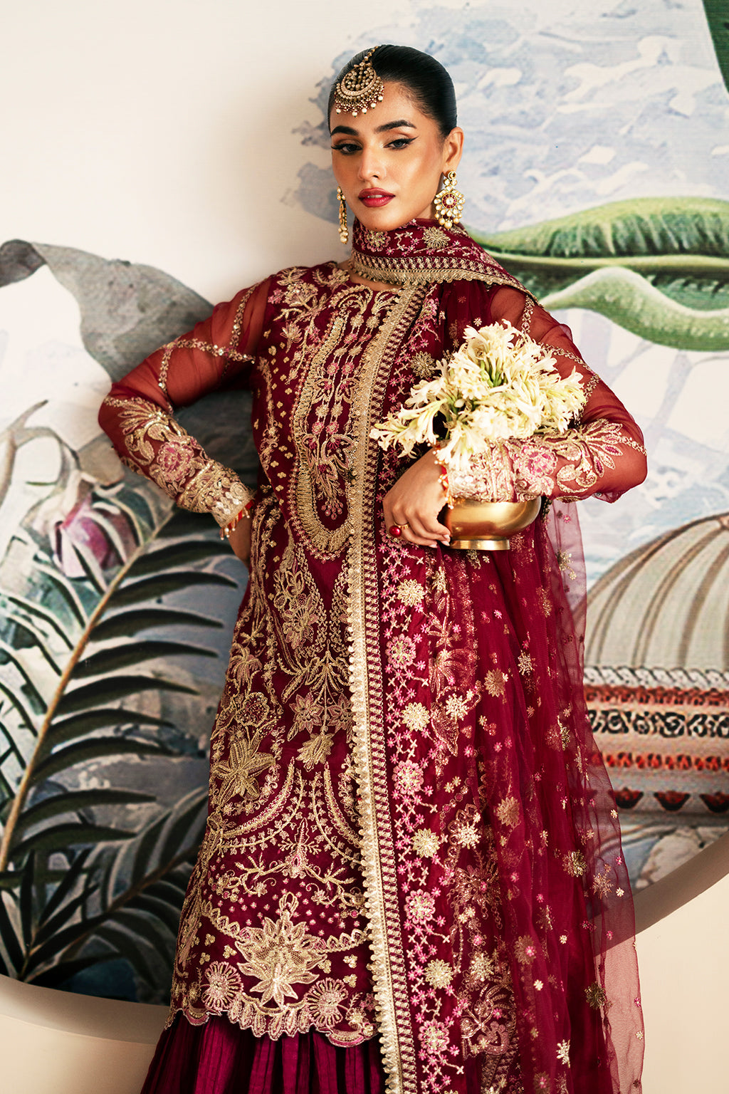 AJR Couture | Festive Formals 24 | Zinnia - Pakistani Designer Dress - by AJR Couture | Type: Formal - 100% Original at Saira Sultan