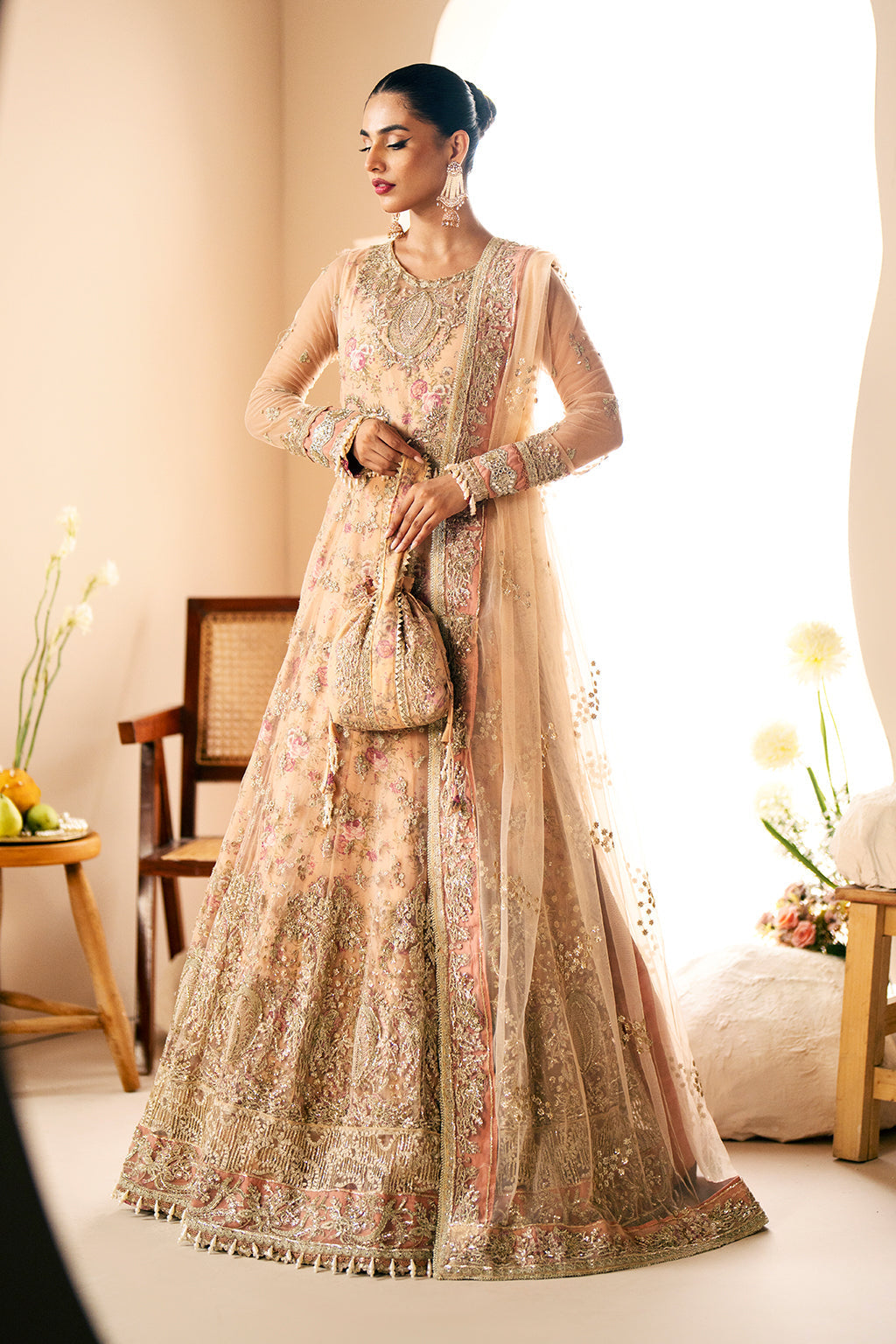 AJR Couture | Festive Formals 24 | Daffodil - Pakistani Designer Dress - by AJR Couture | Type: Formal - 100% Original at Saira Sultan