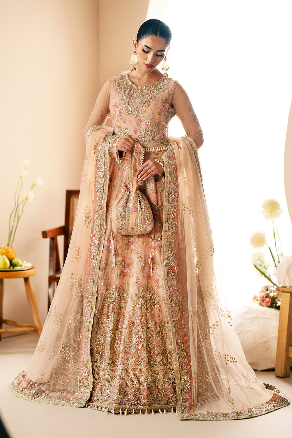 AJR Couture | Festive Formals 24 | Daffodil - Pakistani Designer Dress - by AJR Couture | Type: Formal - 100% Original at Saira Sultan