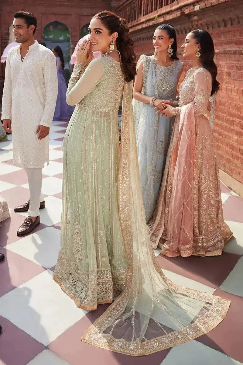 Mushq | Izhar Luxury Chiffon Collection 23 | Shahana - Pakistani Designer Dress - by Mushq | Type: Bridal - 100% Original at Saira Sultan