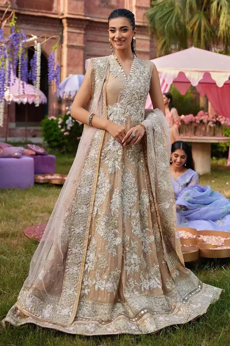 Mushq | Izhar Luxury Chiffon Collection 23 | Meherbano - Pakistani Designer Dress - by Mushq | Type: Bridal - 100% Original at Saira Sultan