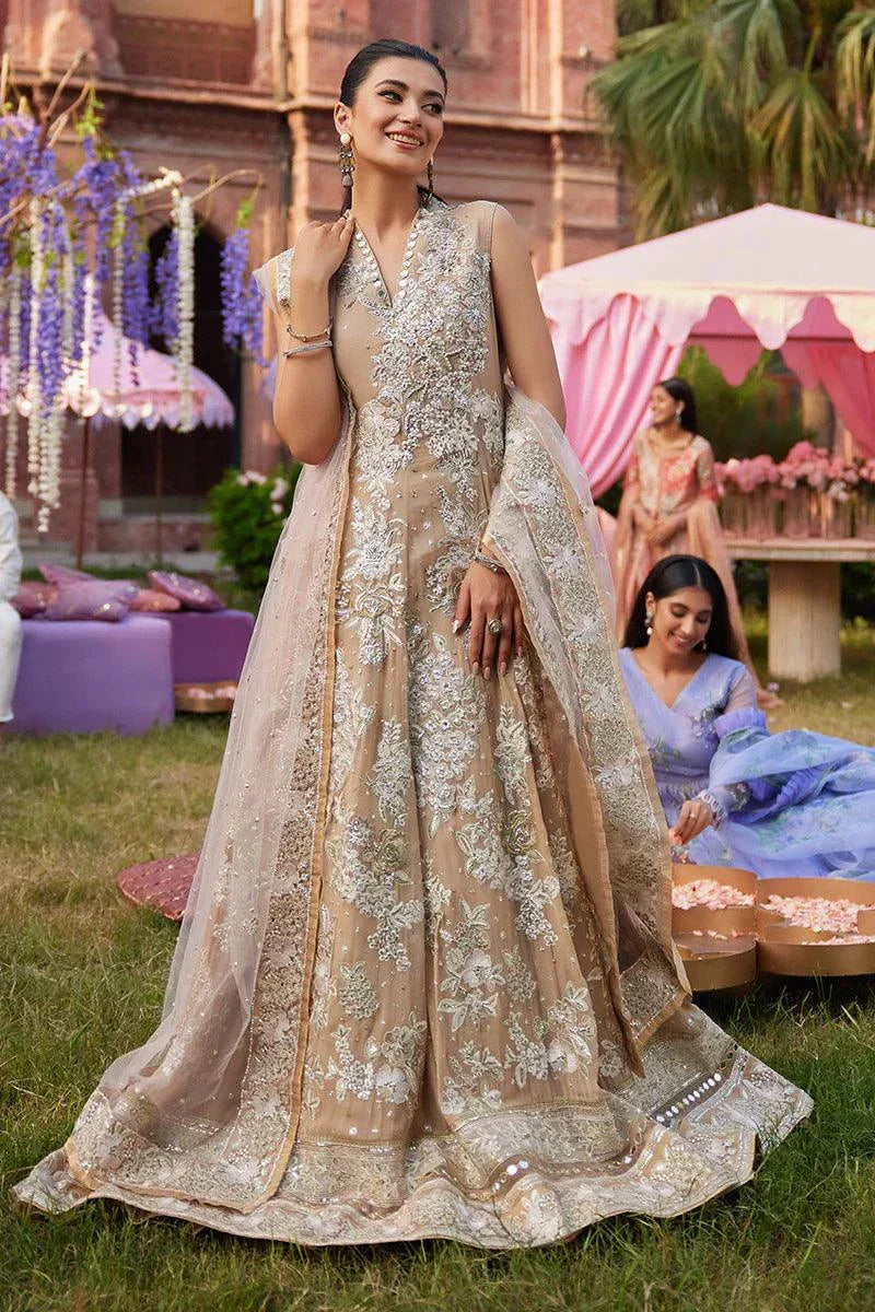 Mushq | Izhar Luxury Chiffon Collection 23 | Meherbano - Pakistani Designer Dress - by Mushq | Type: Bridal - 100% Original at Saira Sultan